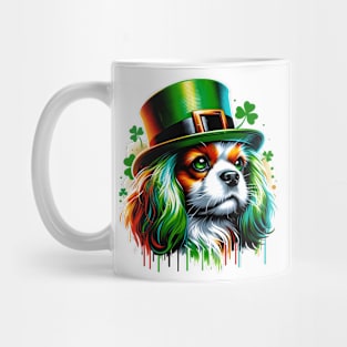 English Toy Spaniel Revels in Saint Patrick's Day Mug